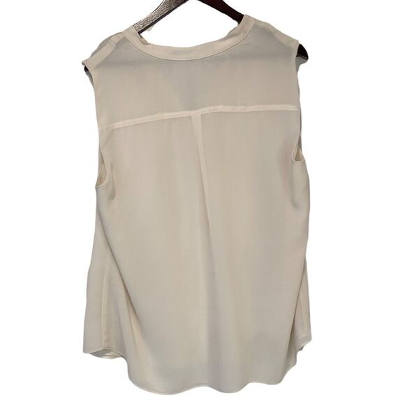 CDN Designer Iris Setlakwe White Ruffled Top - Picture 2 of 6